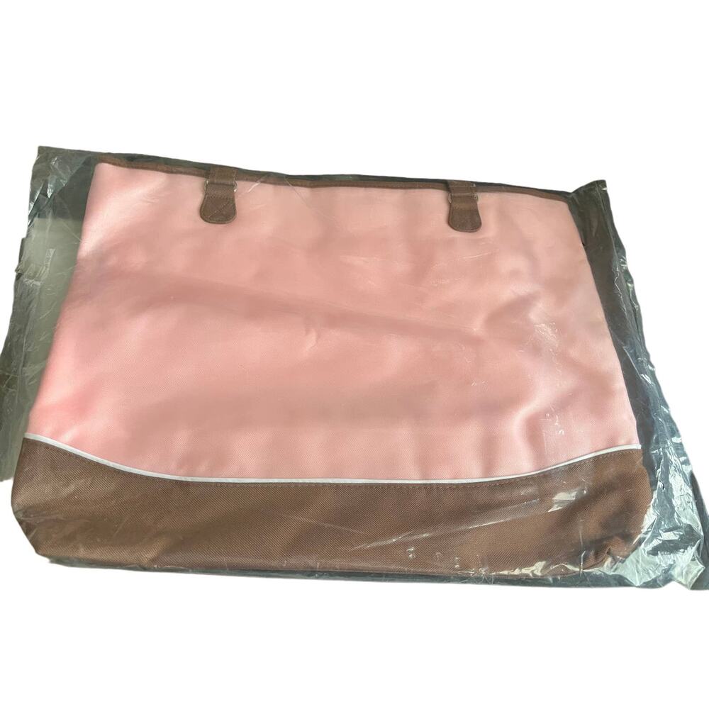 Creative Memories Pink and Brown Project Tote